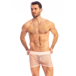 Fleur D'Ether Rose - Short Lounge -LHOMME INVISIBLE Soldes fleur d ether rose short lounge 4