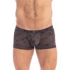 Fleur Noir - Shorty Push Up 1 Fleur Noir - Shorty Push Up -LHOMME INVISIBLE Soldes fleur noir shorty push up boxer homme chic