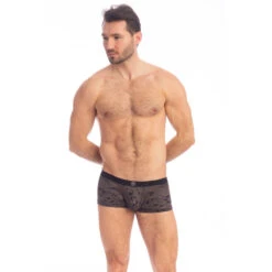Fleur Noire - Hipster PushUp -LHOMME INVISIBLE Soldes fleur noire hipster pushup boxer homme chic 1