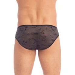 Fleur Noire - Mini Slip 11 Fleur Noire - Mini Slip -LHOMME INVISIBLE Soldes fleur noire mini slip taille basse 3