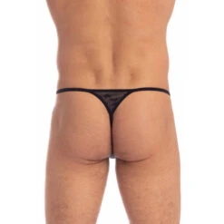 Fleur Noire - String Striptease 11 Fleur Noire - String Striptease -LHOMME INVISIBLE Soldes fleur noire string striptease 4