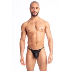 Devant -LHOMME INVISIBLE Soldes good vibrations string striptease homme 1