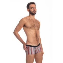 Hipster Push Up Rayé -LHOMME INVISIBLE Soldes hipster push up raye homme 1