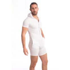 Hypnos - Body Capuche Blanc 27 Hypnos - Body Capuche Blanc -LHOMME INVISIBLE Soldes hypnos body homme capuche blanc 12
