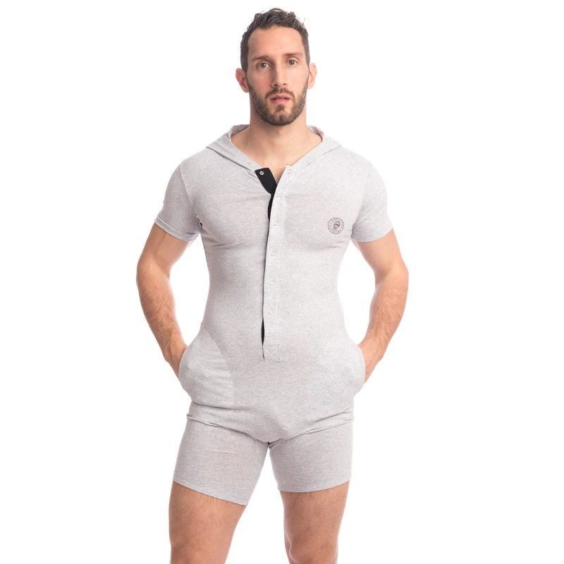 Hypnos - Body Capuche Gris 5 Hypnos - Body Capuche Gris – Image 3