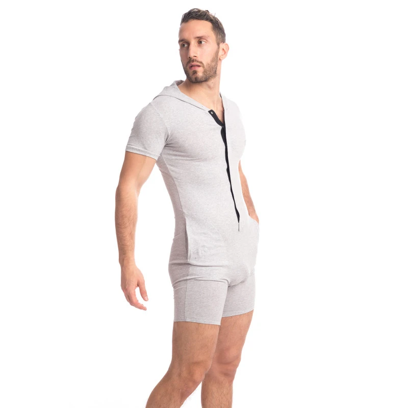 Hypnos - Body Capuche Gris 6 Hypnos - Body Capuche Gris – Image 4