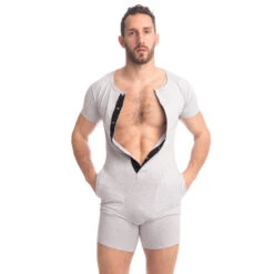Hypnos - Combishort Gris 14 Hypnos - Combishort Gris -LHOMME INVISIBLE Soldes hypnos combishort gris homme 3