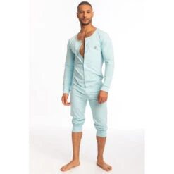 Hypnos Ice Blue - Onesie Combinaison Longue -LHOMME INVISIBLE Soldes hypnos ice blue combinaison longue hommes 3