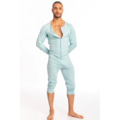 Hypnos Ice Blue - Onesie Combinaison Longue -LHOMME INVISIBLE Soldes hypnos ice blue combinaison longue hommes 4