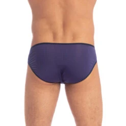 Indigo - Mini Slip -LHOMME INVISIBLE Soldes indigo mini slip lycra homme 3