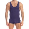 Indigo - Racerback Bodysuit -LHOMME INVISIBLE Soldes indigo racerback body homme dos nageur