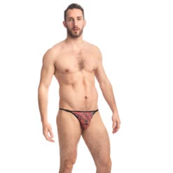Jamawar - String Striptease -LHOMME INVISIBLE Soldes jamawar string striptease homme imprime 2
