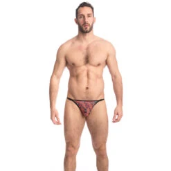 Jamawar - String Striptease -LHOMME INVISIBLE Soldes jamawar string striptease homme imprime 3