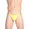 Jaune - String Striptease De Bain 2 Jaune - String Striptease De Bain -LHOMME INVISIBLE Soldes jaune string striptease de bain homme