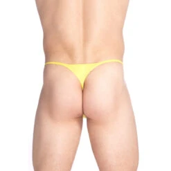 Jaune - String Striptease De Bain -LHOMME INVISIBLE Soldes jaune string striptease de bain homme 2