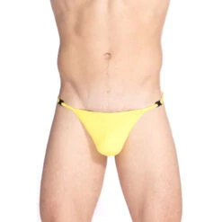 Jaune - String Striptease De Bain