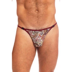 Kashida - String Striptease -LHOMME INVISIBLE Soldes kashida string striptease imprime 5