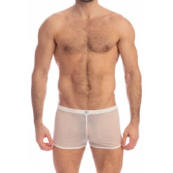 La Crème - Short Freedom -LHOMME INVISIBLE Soldes la creme freedom short homme transparent 2
