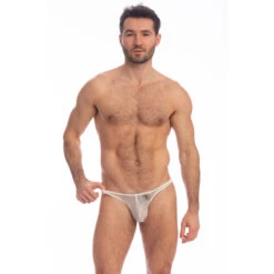 La Crème - String Bikini -LHOMME INVISIBLE Soldes la creme string bikini transparent homme 1