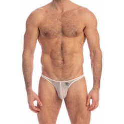 La Crème - String Bikini -LHOMME INVISIBLE Soldes la creme string bikini transparent homme 3