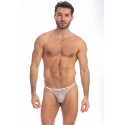 La Crème - String Striptease -LHOMME INVISIBLE Soldes la creme string striptease transparent homme 1
