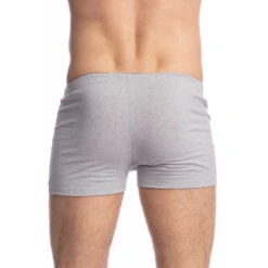 Louspo - Caleçon -LHOMME INVISIBLE Soldes louspo calecon homme jersey gris chine 3