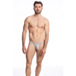 Louspo - String Bikini 8 Louspo - String Bikini -LHOMME INVISIBLE Soldes louspo string bikini homme coton gris 1