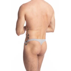 Louspo - String Bikini 11 Louspo - String Bikini -LHOMME INVISIBLE Soldes louspo string bikini homme coton gris 4