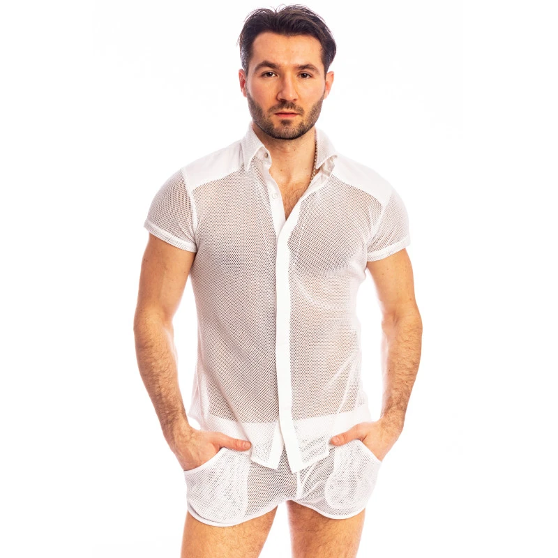 Madrague - Chemise Slim Blanc 4 Madrague - Chemise Slim Blanc – Image 2