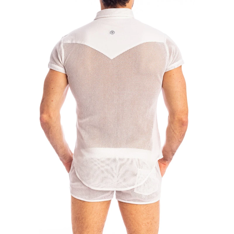 Madrague - Chemise Slim Blanc 5 Madrague - Chemise Slim Blanc – Image 3