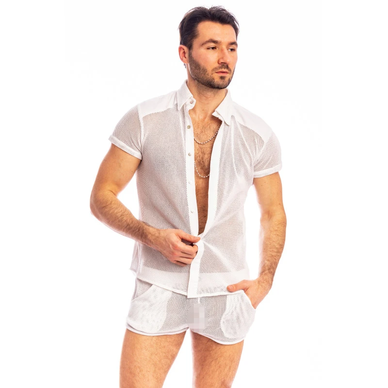 Madrague - Chemise Slim Blanc 7 Madrague - Chemise Slim Blanc – Image 5