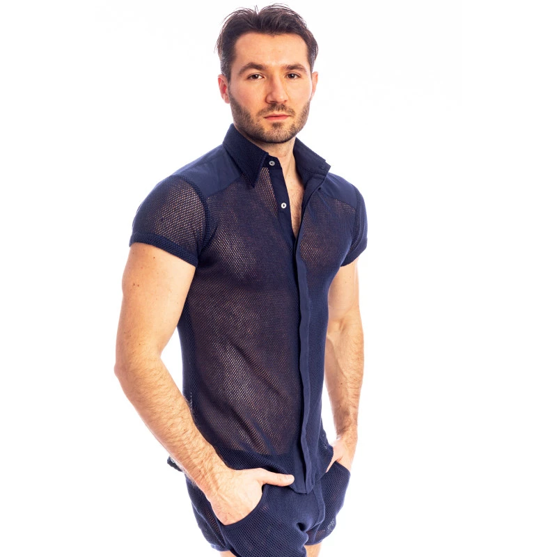 Madrague - Chemise Slim Marine 5 Madrague - Chemise Slim Marine – Image 3