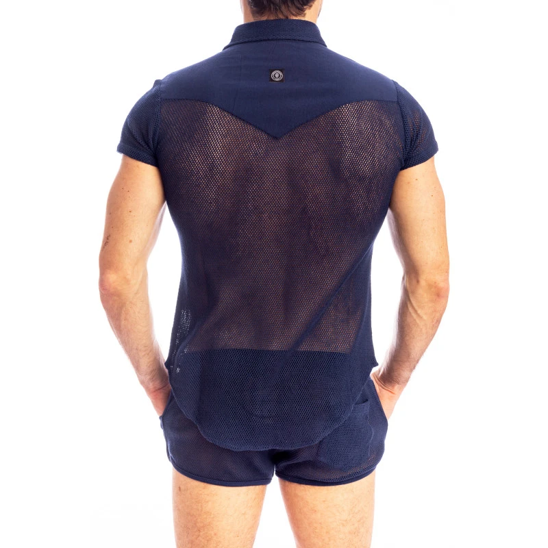 Madrague - Chemise Slim Marine 7 Madrague - Chemise Slim Marine – Image 5