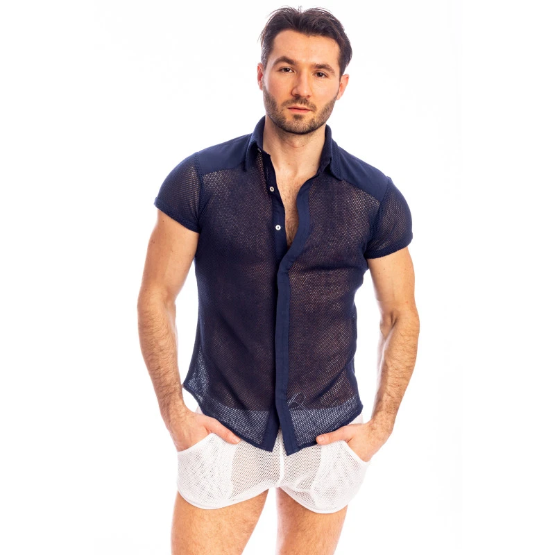 Madrague - Chemise Slim Marine 10 Madrague - Chemise Slim Marine – Image 8