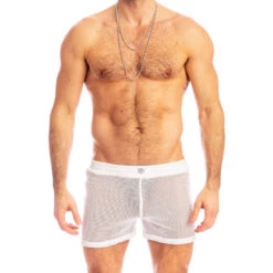 Madrague - Short Lounge Blanc -LHOMME INVISIBLE Soldes madrague short lounge blanc 2
