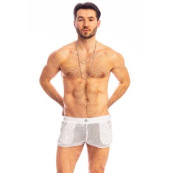 Madrague - Short Sport Blanc 7 Madrague - Short Sport Blanc -LHOMME INVISIBLE Soldes madrague short sport blanc 1