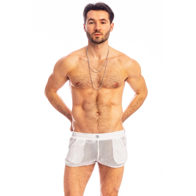 Madrague - Short Sport Blanc 4 Madrague - Short Sport Blanc – Image 2