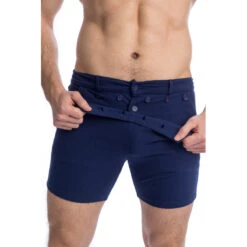 Matelot - Short Marine -LHOMME INVISIBLE Soldes matelot marin short lounge homme marine 2