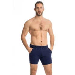 Matelot - Short Marine -LHOMME INVISIBLE Soldes matelot marin short lounge homme marine 3