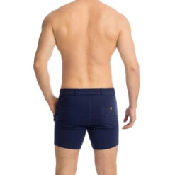 Matelot - Short Marine -LHOMME INVISIBLE Soldes matelot marin short lounge homme marine 5