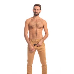 Matelot - Pantalon -LHOMME INVISIBLE Soldes matelot pantalon homme beige 2