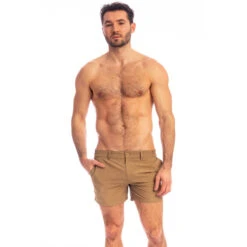 Miami - Beige -LHOMME INVISIBLE Soldes miami short homme beige 5