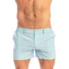 Miami - Short Ice Blue 2 Miami - Short Ice Blue -LHOMME INVISIBLE Soldes miami short homme bleu