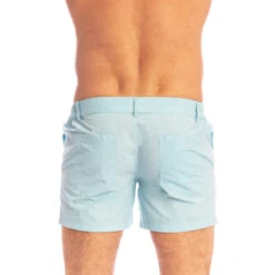 Miami - Short Ice Blue 12 Miami - Short Ice Blue -LHOMME INVISIBLE Soldes miami short homme bleu 4