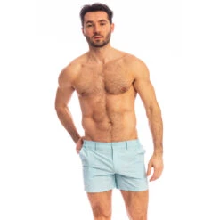 Miami - Short Ice Blue 13 Miami - Short Ice Blue -LHOMME INVISIBLE Soldes miami short homme bleu 5