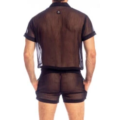 Night Player Combishort Noir -LHOMME INVISIBLE Soldes night player combishort noir 3