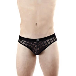 Nightcall - Slip Sexy Back Noir 9 Nightcall - Slip Sexy Back Noir -LHOMME INVISIBLE Soldes nightcall slip sexy back noir 1