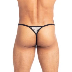 Olivier - String Striptease -LHOMME INVISIBLE Soldes olivier string striptease bieu ciel noir hommes 3