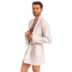 Palm Spring - Robe De Chambre Courte -LHOMME INVISIBLE Soldes palm spring robe de chambre courte 3