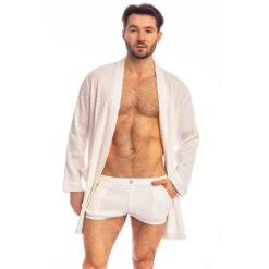 Palm Spring - Robe De Chambre Courte -LHOMME INVISIBLE Soldes palm spring robe de chambre courte 4